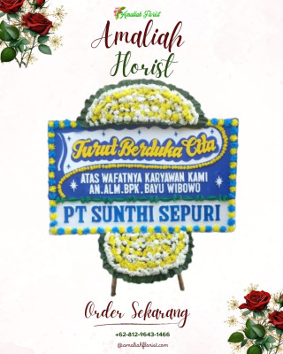 Papan Bunga Duka di Tingkir Tengah